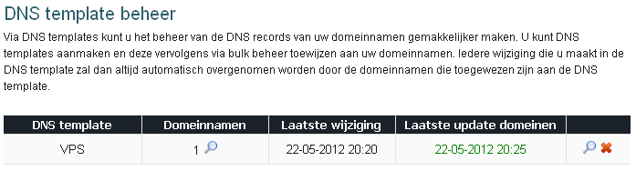 DNS bulk beheer